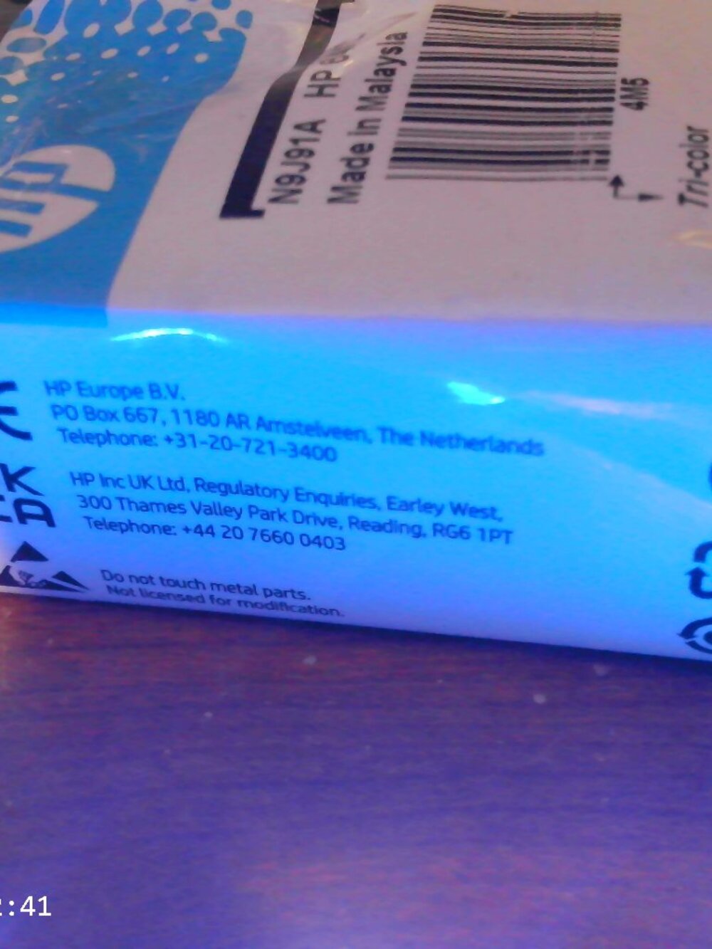 HP 64XL Tri‑Color High‑Yield Ink Cartridge — New & Sealed
